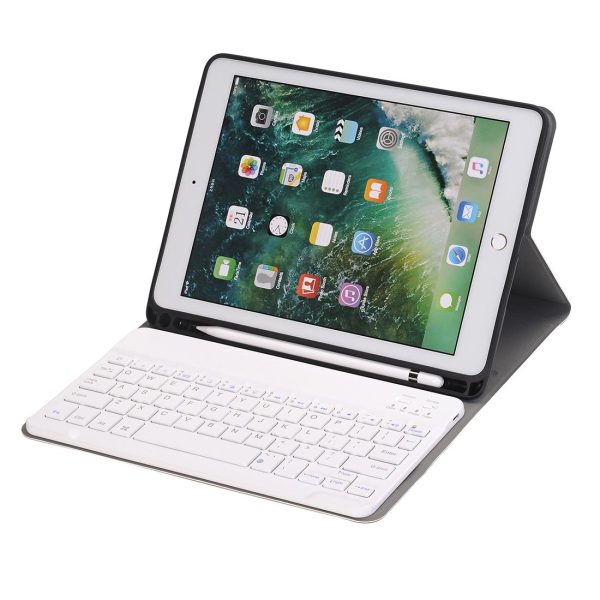 Ultra-Thin Detachable Bluetooth Keyboard Tablet Case For Ipad 10.2 2019 With Stand & Pen Slot - Rose Gold - Image 12