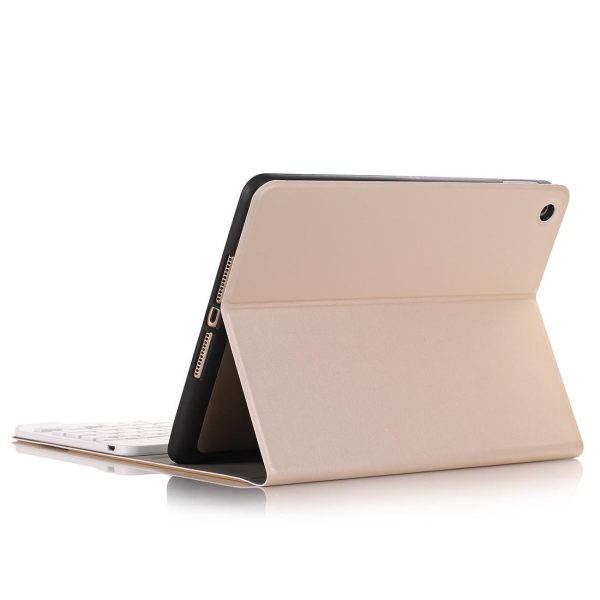 Ultra-Thin Detachable Bluetooth Keyboard Tablet Case For Ipad 10.2 2019 With Stand & Pen Slot - Rose Gold - Image 13