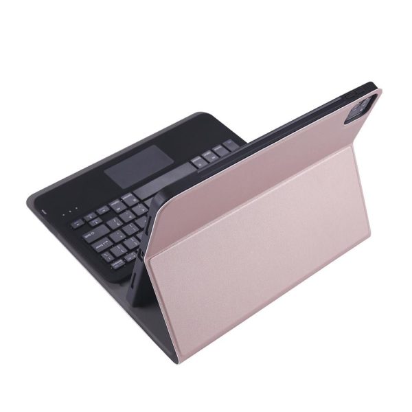 Detachable Bluetooth Keyboard Tablet Case For Ipad Pro 11 With Touchpad & Pen Slot - Rose Gold - Image 12