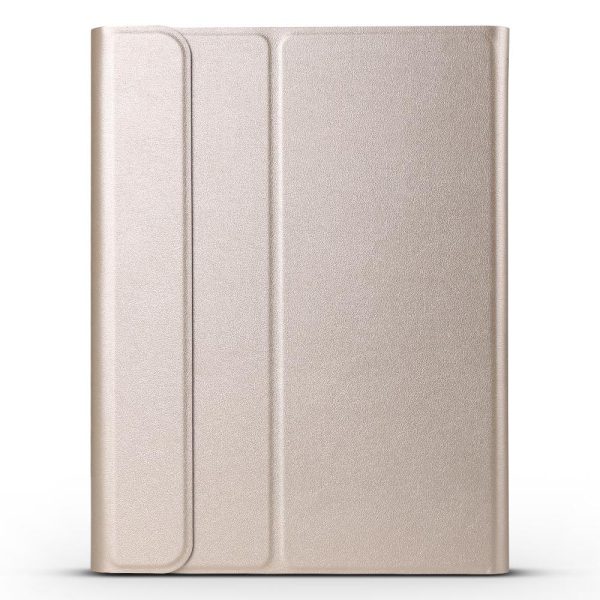 Bluetooth Keyboard & Leather Tablet Case For Ipad Pro 11 Detachable Brushed Texture Horizontal Flip Holder - Rose Gold - Image 13