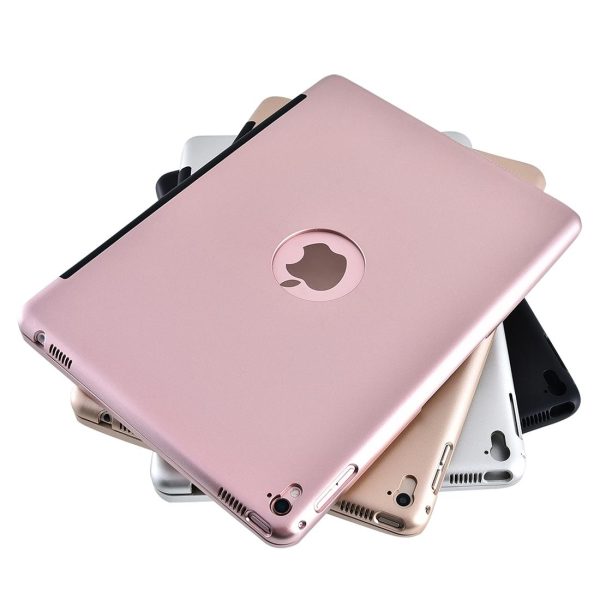 Horizontal Flip Tablet Case With Bluetooth Keyboard For Ipad Pro 9.7 / Ipad Air 2 - Rose Gold - Image 7