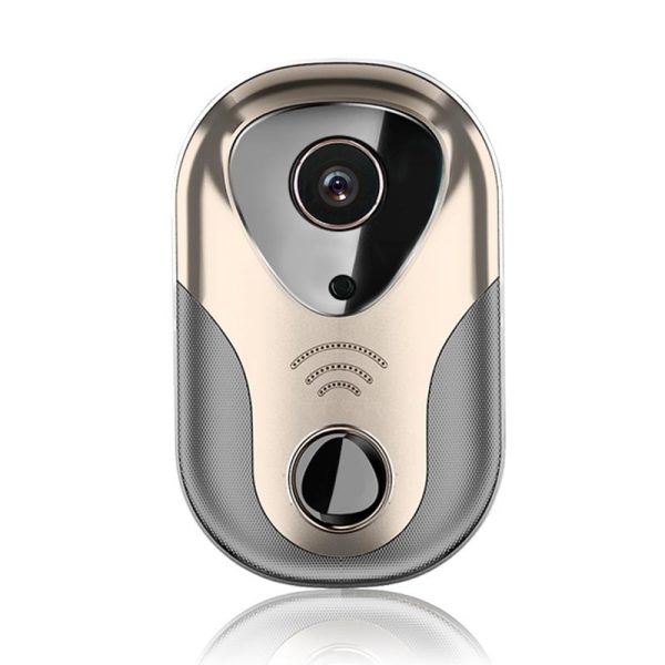 Smart Wifi Doorbell With Hd Intercom Night Vision & Micro Sd Support - Rose Gold - Image 3