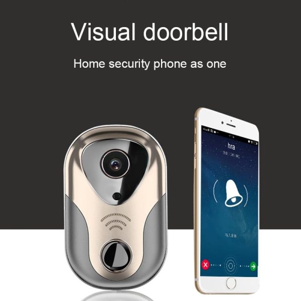 Smart Wifi Doorbell With Hd Intercom Night Vision & Micro Sd Support - Rose Gold - Image 11