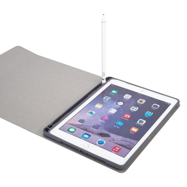 Silk Texture Bluetooth Keyboard Tablet Case For Ipad Air 2 / 1 Pro 9.7 2017 / 2018 With Stand & Pen Slot - Rose Gold - Image 5