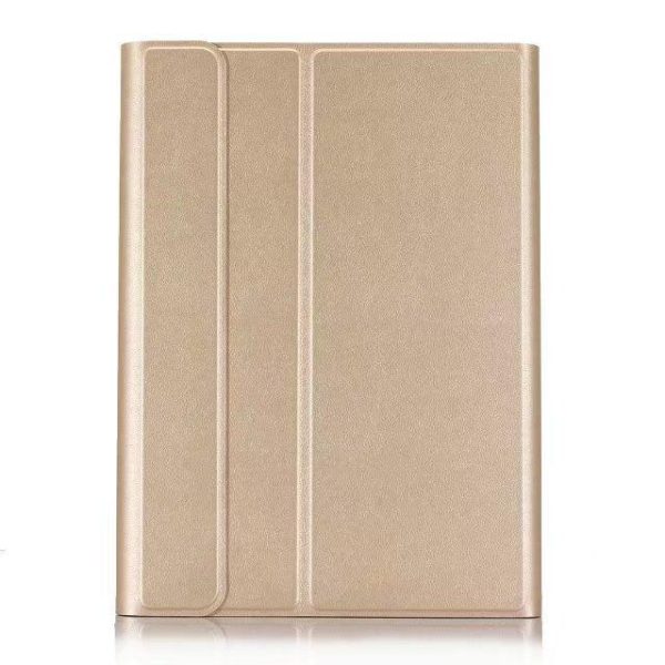Bluetooth Keyboard & Leather Tablet Case For Ipad Pro / Air 9.7 2017 / 2018 - Detachable & Horizontal Flip With Holder - Rose Gold - Image 4