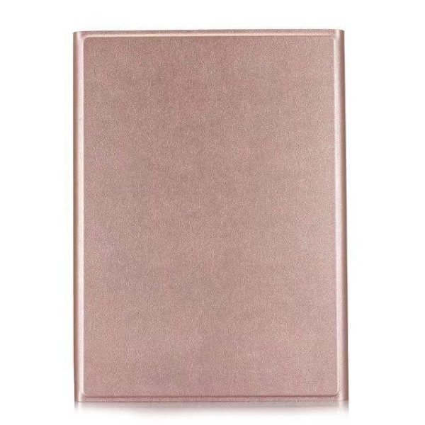 Bluetooth Keyboard & Leather Tablet Case For Ipad Pro / Air 9.7 2017 / 2018 - Detachable & Horizontal Flip With Holder - Rose Gold - Image 9