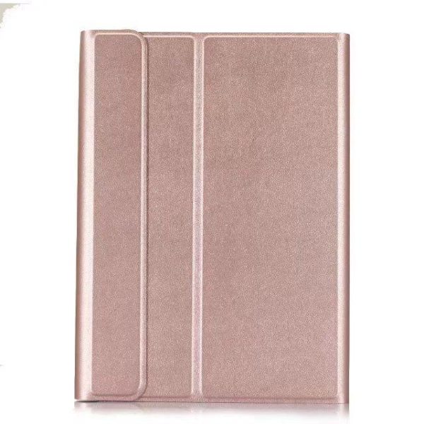Bluetooth Keyboard & Leather Tablet Case For Ipad Pro / Air 9.7 2017 / 2018 - Detachable & Horizontal Flip With Holder - Rose Gold - Image 10
