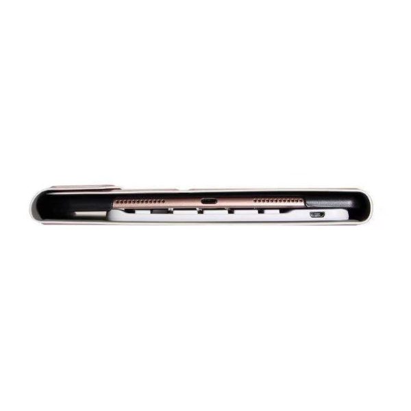 Bluetooth Keyboard & Leather Tablet Case For Ipad Pro / Air 9.7 2017 / 2018 - Detachable & Horizontal Flip With Holder - Rose Gold - Image 11