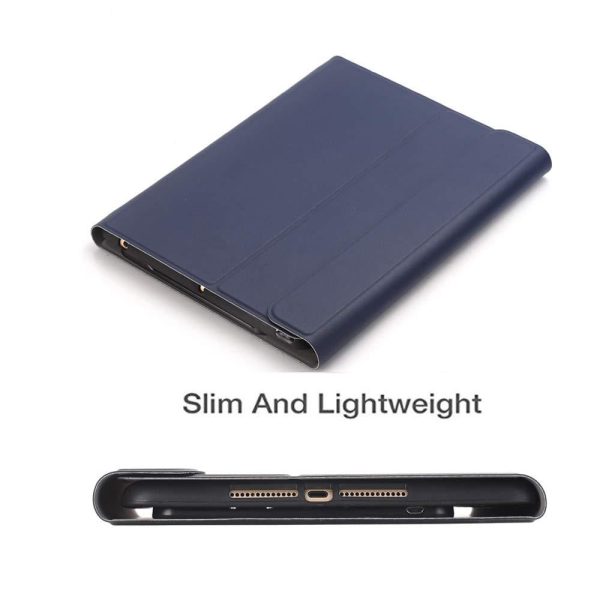 Bluetooth Keyboard & Leather Tablet Case For Ipad Pro / Air 9.7 With Detachable Design & Pencil Holder - Rose Gold - Image 6