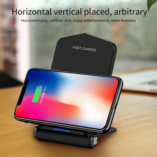 5W Fast Charging Qi Wireless Charger Pad - Rose Gold - Image 9