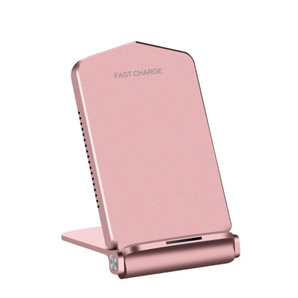 5W Fast Charging Qi Wireless Charger Pad - Rose Gold - Image 12
