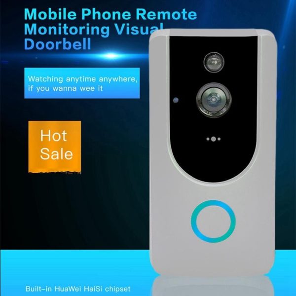 Smart Wifi Video Doorbell With Night Vision - Remote Monitoring - Image 12