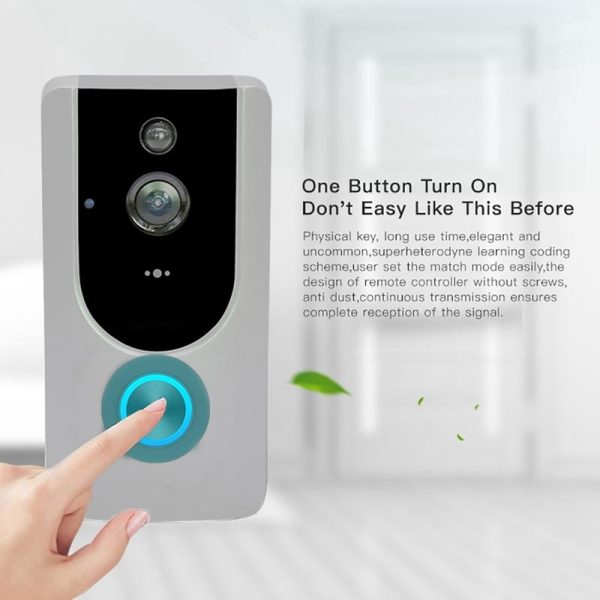 Smart Wifi Video Doorbell With Night Vision - Remote Monitoring - Image 13