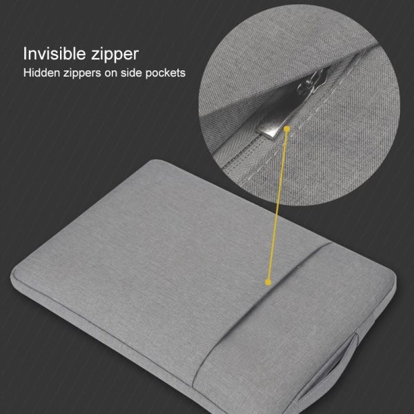 Denim Business Laptop Liner Bag for Tablets - Grey - Image 4
