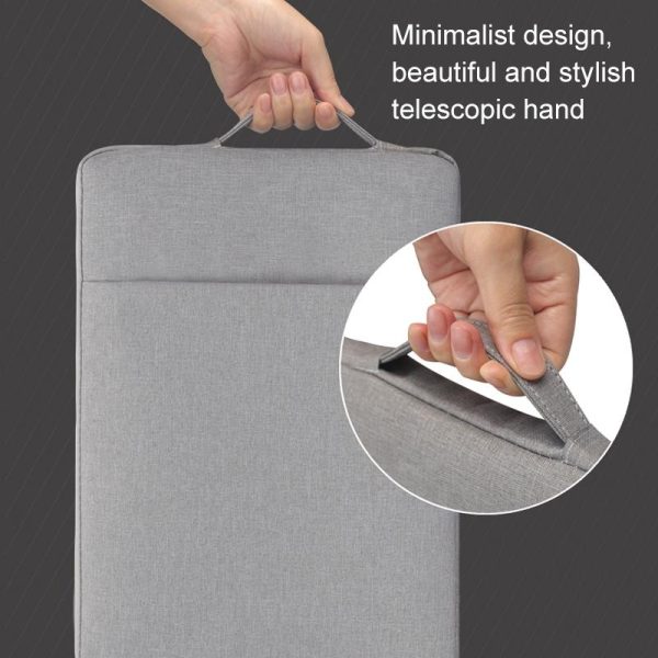 Denim Business Laptop Liner Bag for Tablets - Grey - Image 5