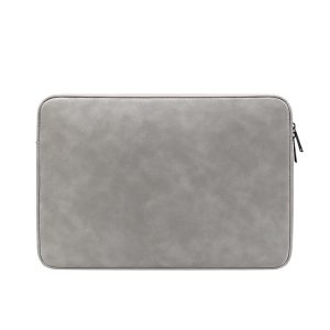 Lightweight Waterproof Lambskin Laptop Sleeve - Fits 14.1-15.4 Inches - Yellow With Bag - Image 2