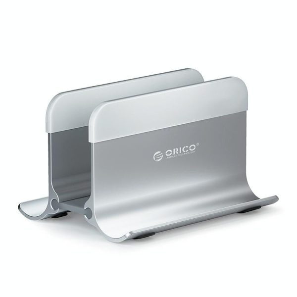 Space-saving Vertical Laptop Stand - Compact Design - Grey - Image 14