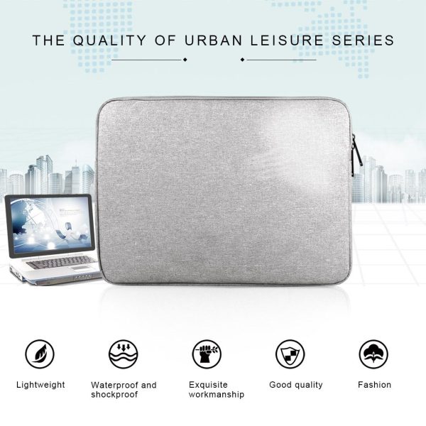 Universal Oxford Cloth Laptop Tablet Bag - 15.6 Inch Inner Package - Grey - Image 10