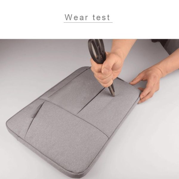 12 Laptop / Tablet Bag with Multiple Pockets - Portable & Durable - Grey - Image 13