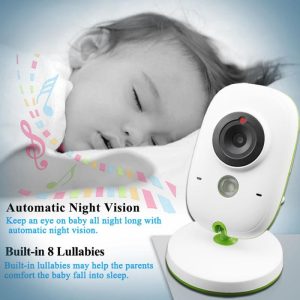 2.4 Wireless Baby Monitor With Lcd Night Vision & Two-Way Talk - Grey - Image 10