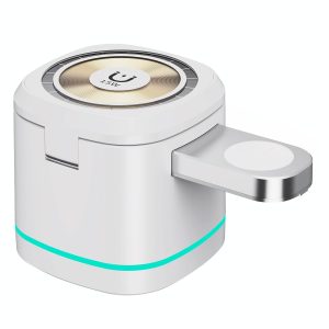 15W 3 In 1 Magnetic Wireless Charger - Grey - Image 15