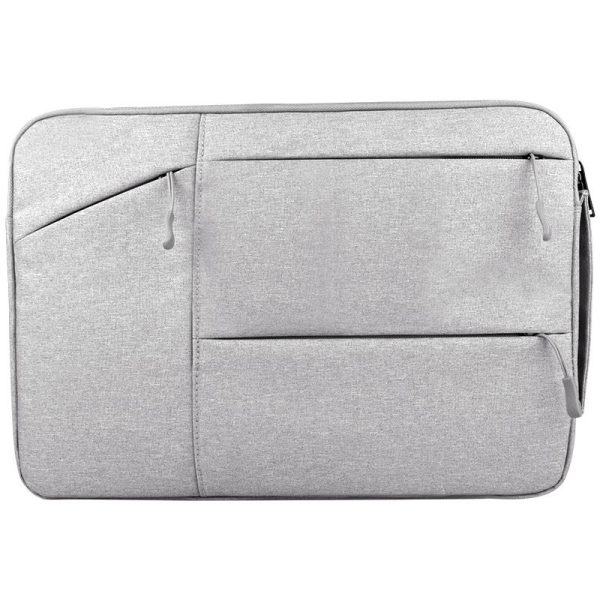 15.6 Inch Laptop Tablet Bag With Multiple Pockets - Portable And Stylish - Hc6579Lh 15.6 Inch Light Grey - Image 2