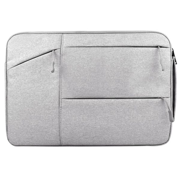 15.6 Inch Laptop Tablet Bag With Multiple Pockets - Portable And Stylish - Hc6579Lh 15.6 Inch Light Grey - Image 3