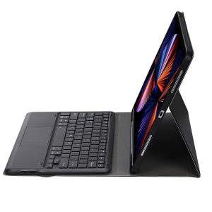 Detachable Bluetooth Keyboard Tablet Case For Ipad Pro 12.9 - Ultra-Thin With Touchpad Pen Slot & Holder - Gold - Image 5