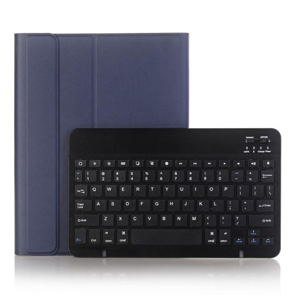 Ultra-Thin Bluetooth Keyboard Leather Case For Ipad Air / Pro 10.5 With Pen Slot & Holder - Gold - Image 2
