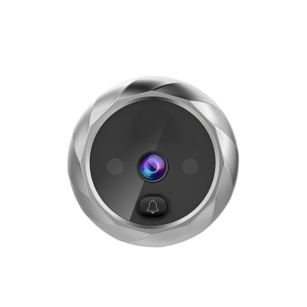 2.8 Lcd Screen Cat Eye Doorbell With Night Vision - Gold - Image 15