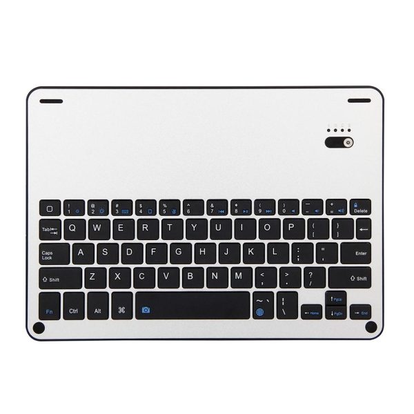 Bluetooth Keyboard & Leather Tablet Case For Ipad Air / Pro 9.7 - Detachable Water Repellent Magnetic 3-Gear Angle - Gold - Image 4