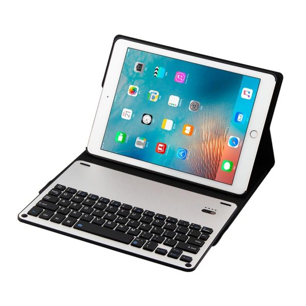 Bluetooth Keyboard & Leather Tablet Case For Ipad Air / Pro 9.7 - Detachable Water Repellent Magnetic 3-Gear Angle - Gold - Image 7