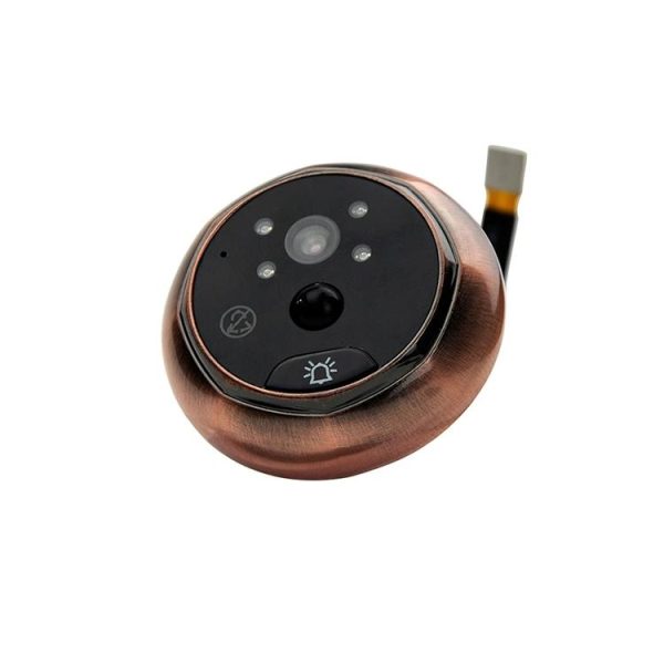 Smart Doorbell With 4.3 Tft Screen 3.0Mp Camera Night Vision Motion Detection And 32Gb Tf Card Support - Gold - Image 7