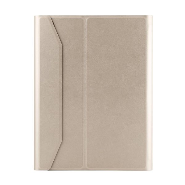 Bluetooth Keyboard & Leather Tablet Case For Ipad Air / Pro 9.7 - Detachable Water Repellent Magnetic Sleep Function 3-Gear Angle Adjustment Pen Slot - Gold - Image 9