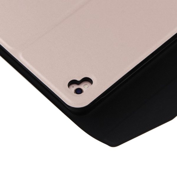 Bluetooth Keyboard & Leather Tablet Case For Ipad Air / Pro 9.7 - Detachable Water Repellent Magnetic Sleep Function 3-Gear Angle Adjustment Pen Slot - Gold - Image 13