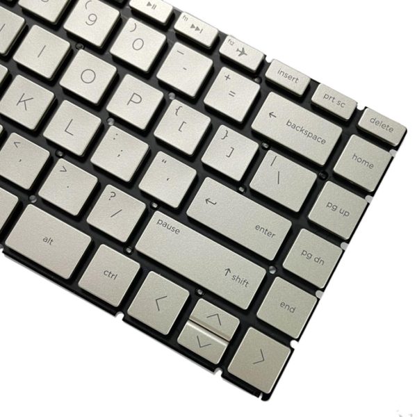 Backlit us Keyboard for Hp Pavilion X360 14 Laptops - Gold - Image 5