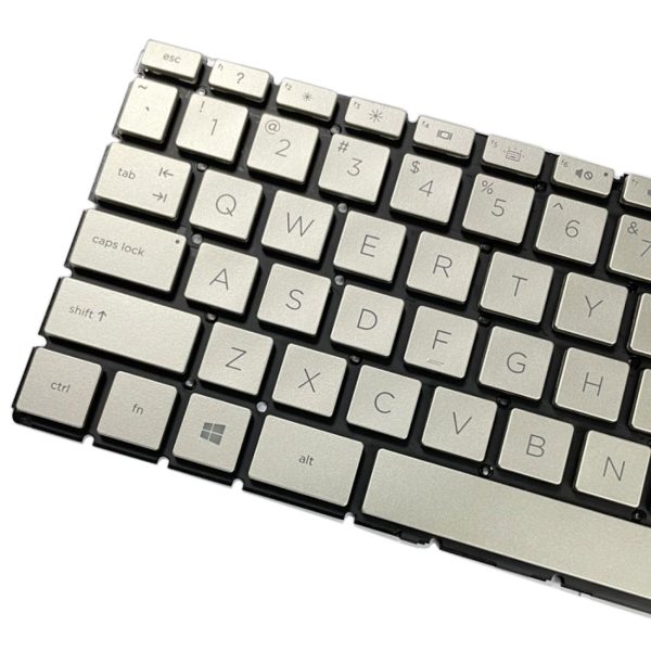 Backlit us Keyboard for Hp Pavilion X360 14 Laptops - Gold - Image 6
