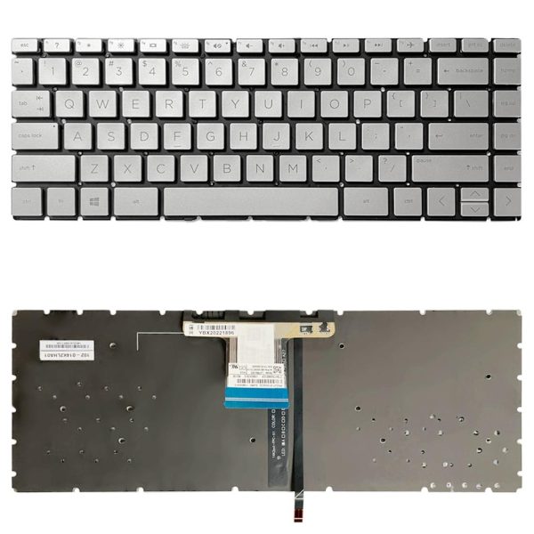 Backlit us Keyboard for Hp Pavilion X360 14 Laptops - Gold - Image 7