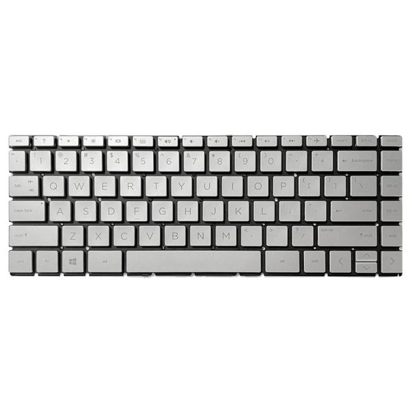 Backlit us Keyboard for Hp Pavilion X360 14 Laptops - Gold - Image 8