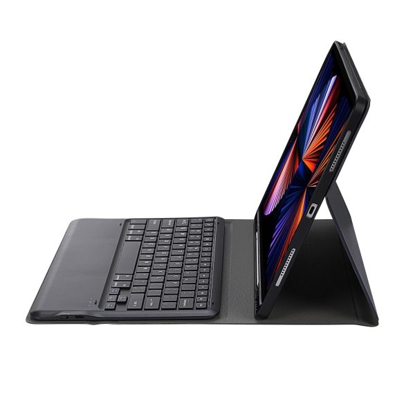 Ultra-Thin Detachable Bluetooth Keyboard Leather Case For Ipad Pro 12.9 2018 With Pen Slot - Gold - Image 3
