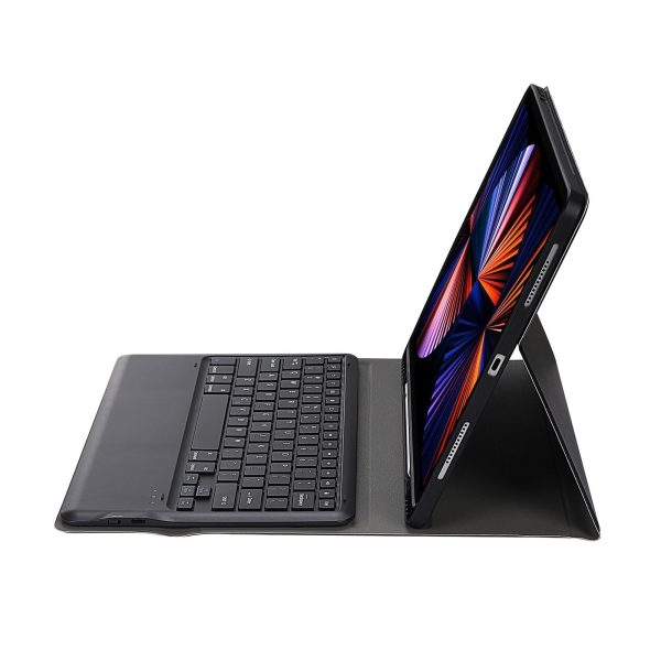 Ultra-Thin Detachable Bluetooth Keyboard Leather Case For Ipad Pro 12.9 2018 With Pen Slot - Gold - Image 7