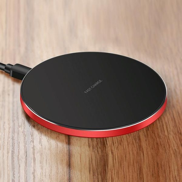 Ultra Thin Wireless Fast Charging Pad - Gold - Image 4