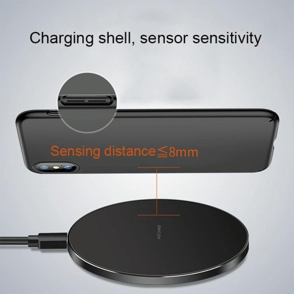 Ultra Thin Wireless Fast Charging Pad - Gold - Image 7