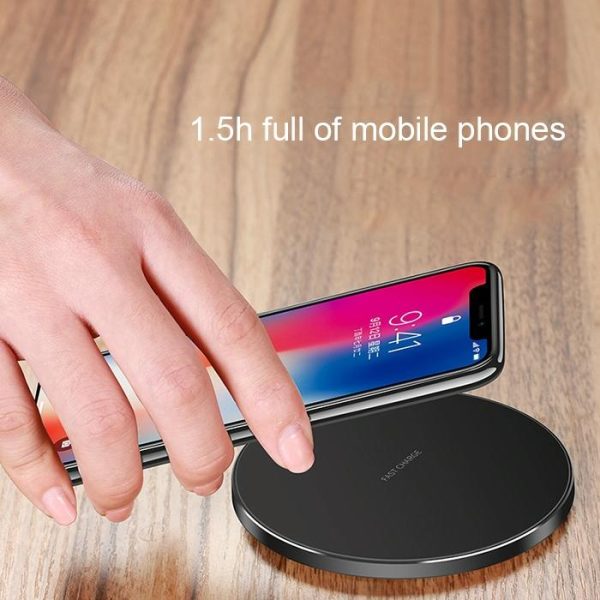Ultra Thin Wireless Fast Charging Pad - Gold - Image 9