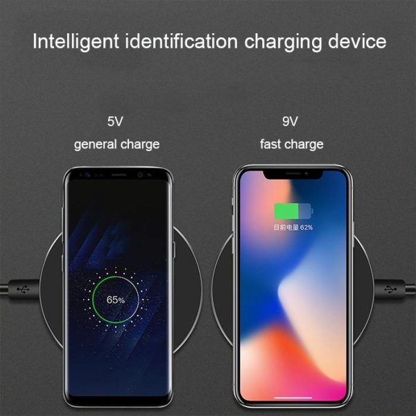 Ultra Thin Wireless Fast Charging Pad - Gold - Image 11