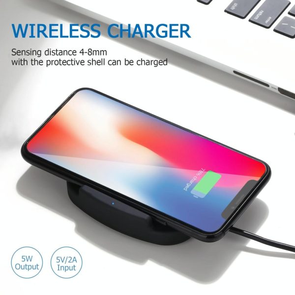 10W Fast Charging Qi Wireless Charger Pad - Gold - Image 5