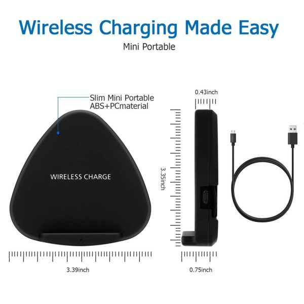 10W Fast Charging Qi Wireless Charger Pad - Gold - Image 7