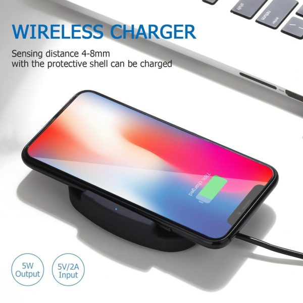 10W Fast Charging Qi Wireless Charger Pad - Gold - Image 14