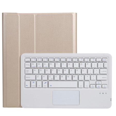 2-In-1 Bluetooth Keyboard & Leather Tablet Case For Ipad Pro 11 / Ipad Air 2020 - Gold