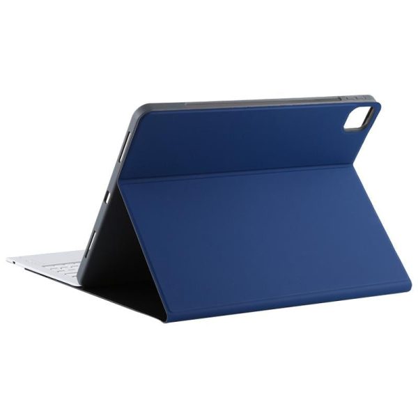 12.9 Ipad Pro 2020 Bluetooth Leather Case With Detachable Holder - Blue - Image 14